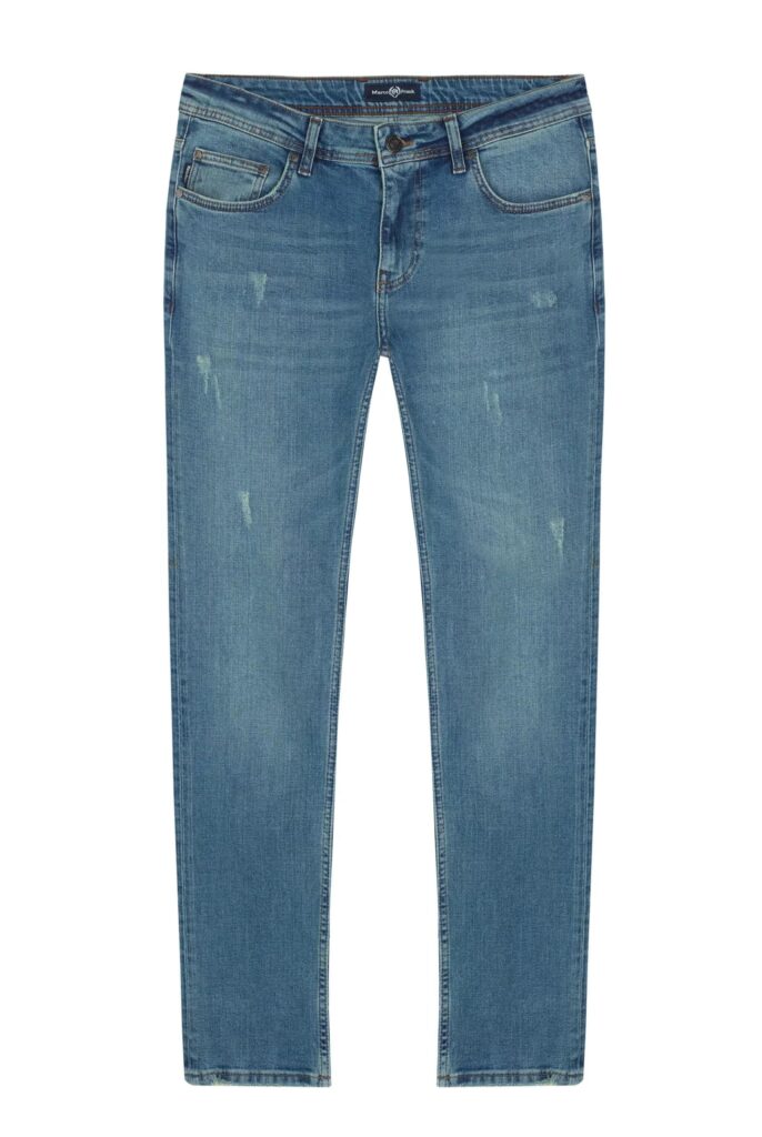 Kalman : Jeans Regular Fit en Denim avec des détails de déchirure - 22