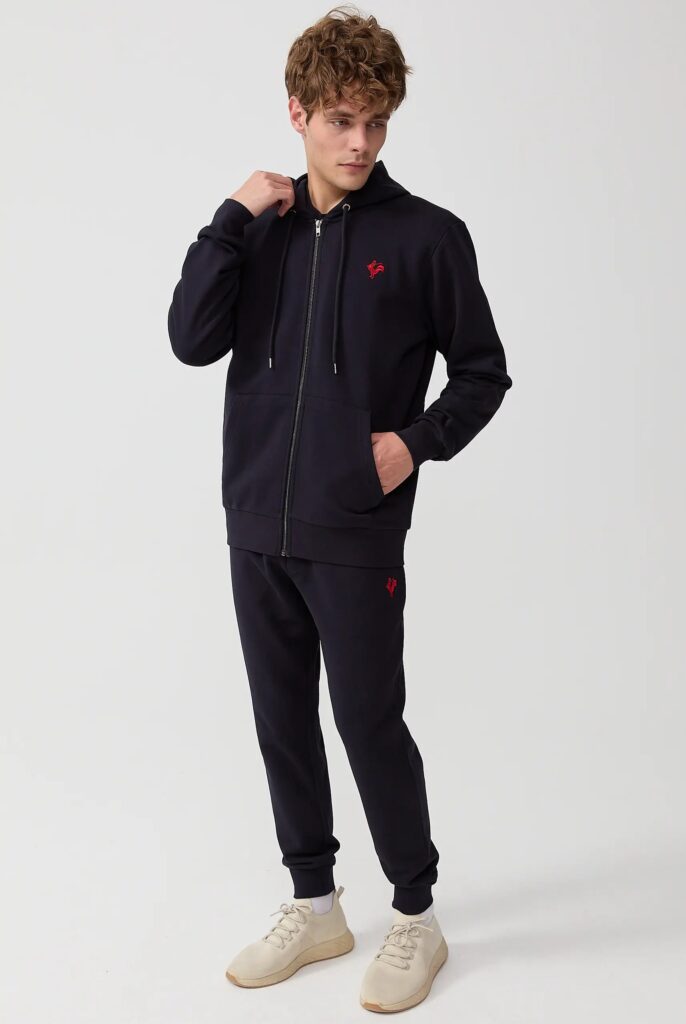 Lemaire : Pantalon de survêtement Brodé de l’emblématique Coq - 26