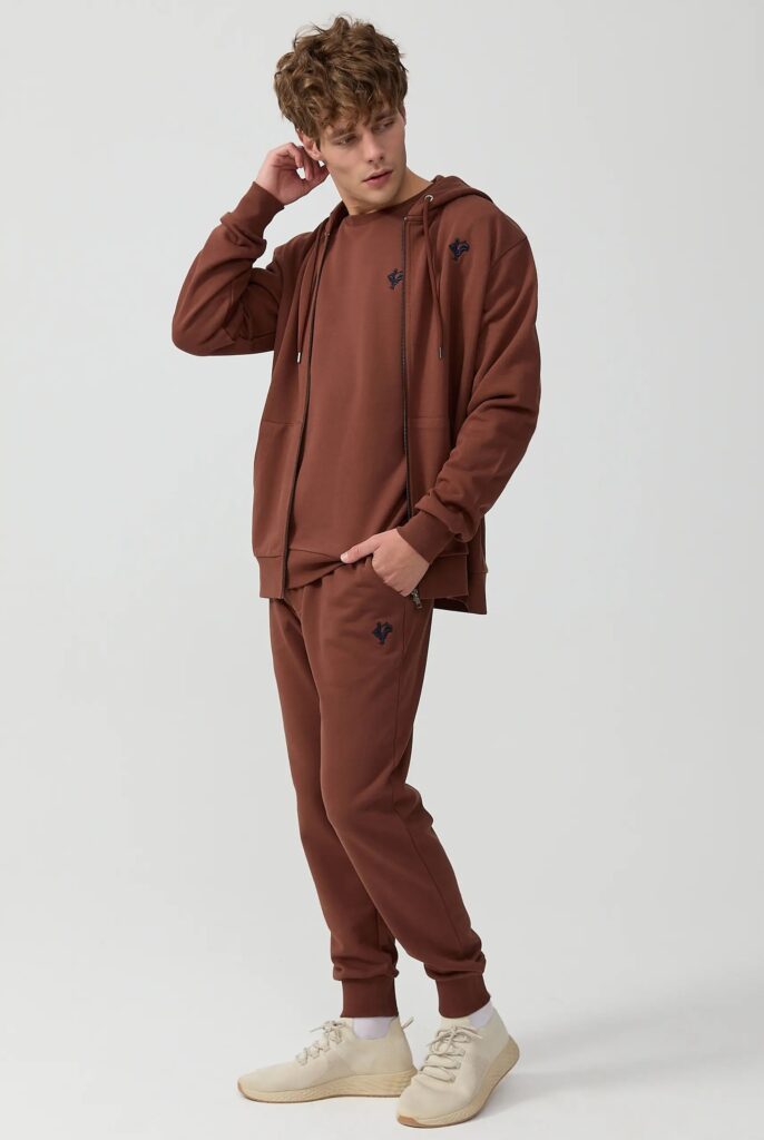 Lemaire : Pantalon de survêtement Brodé de l’emblématique Coq - 12