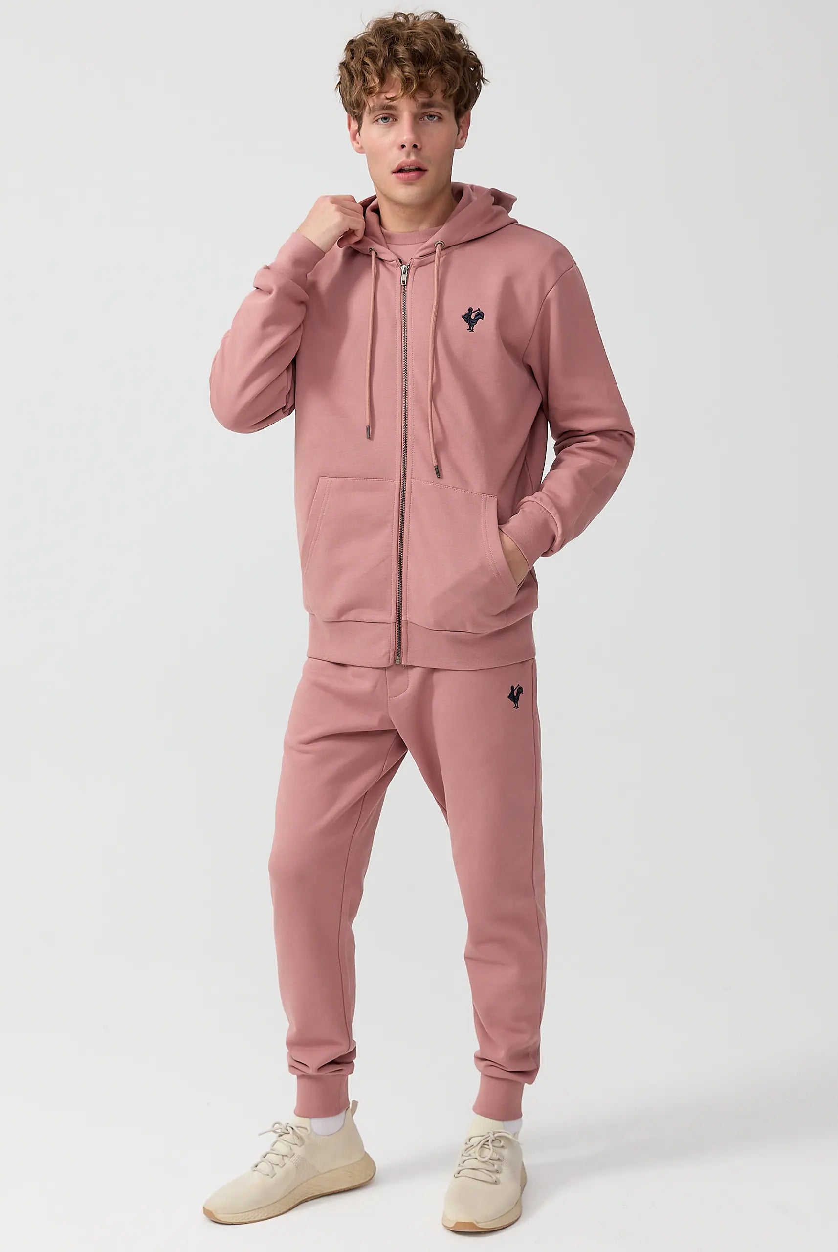 Lemaire : Pantalon de survêtement Brodé de l’emblématique Coq