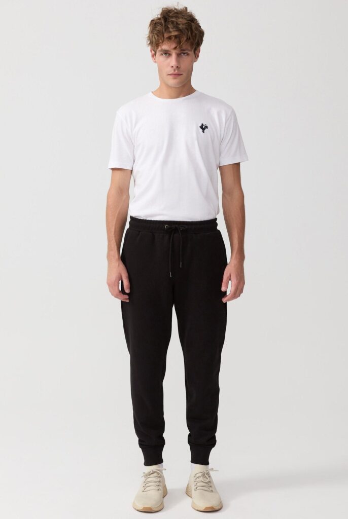 Lemaire : Pantalon de survêtement Brodé de l’emblématique Coq - 41