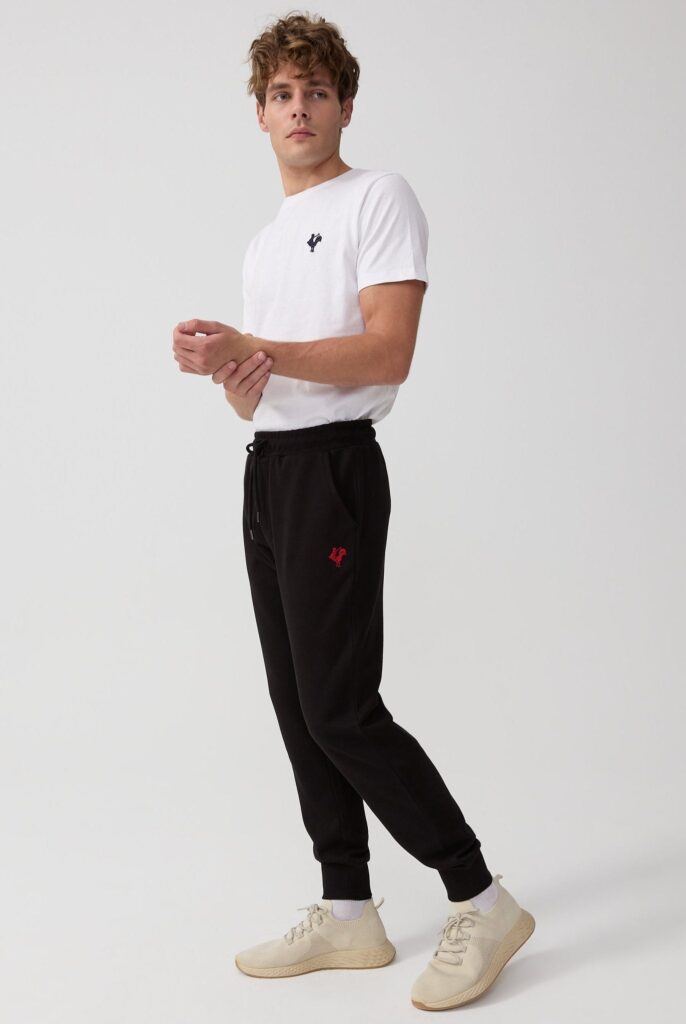 Lemaire : Pantalon de survêtement Brodé de l’emblématique Coq - 43