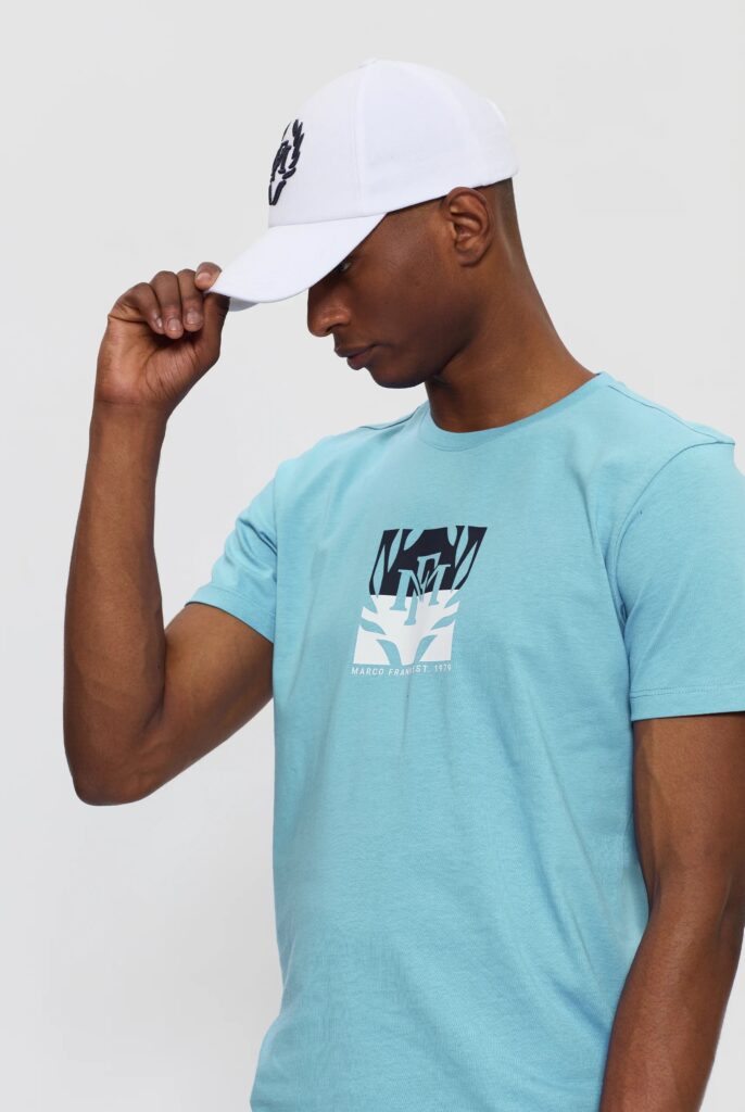 Liam : T-Shirt avec Logo Bicolore Imprimé - 19