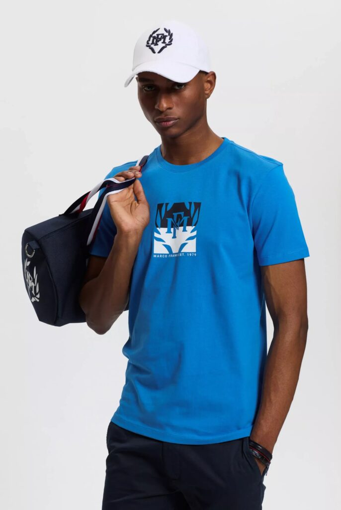 Liam : T-Shirt avec Logo Bicolore Imprimé - 15