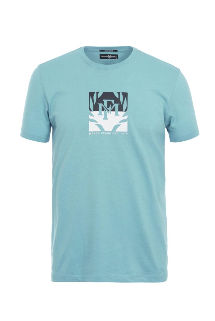 Liam : T-Shirt avec Logo Bicolore Imprimé - 27