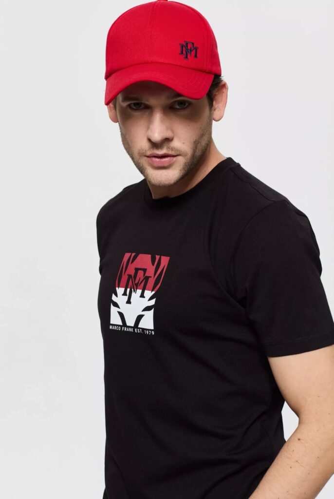 Liam : T-Shirt avec Logo Bicolore Imprimé - 11