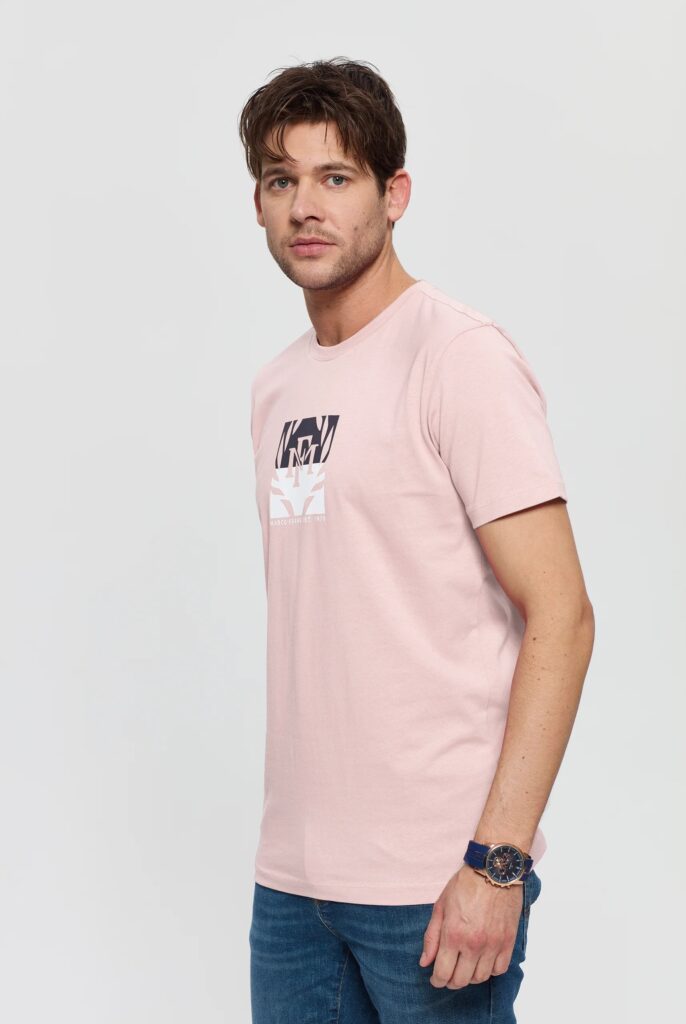 Liam : T-Shirt avec Logo Bicolore Imprimé - 22