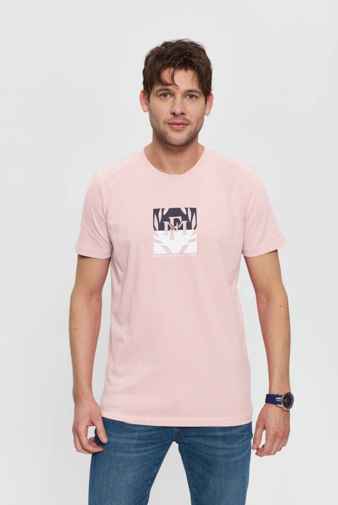 Liam : T-Shirt avec Logo Bicolore Imprimé - 23