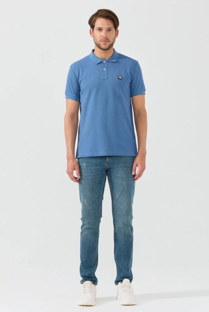 Louise : Polo avec Logo en Silicone - 38