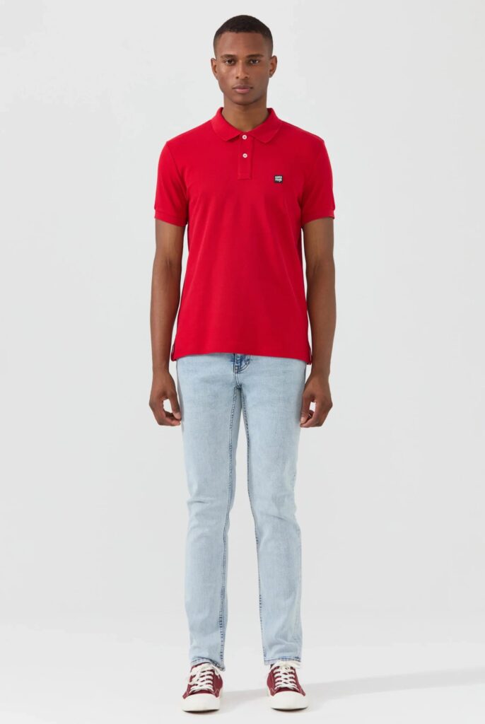 Louise : Polo avec Logo en Silicone - 31