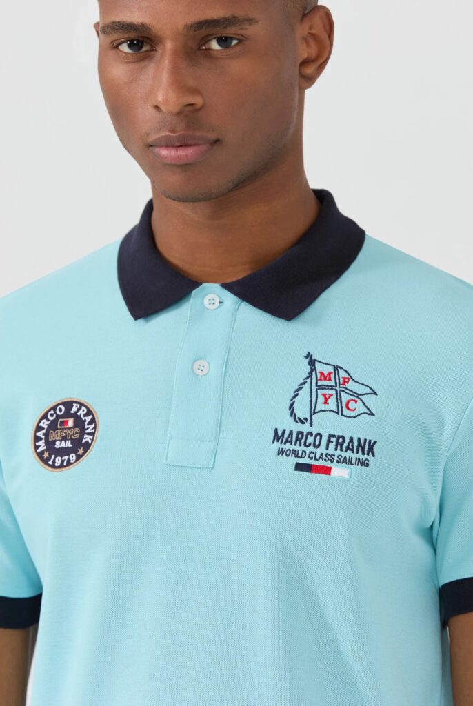 Lucien : Polo Brodé avec Motif Nautique - 13