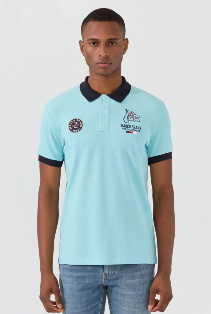 Lucien : Polo Brodé avec Motif Nautique - 14