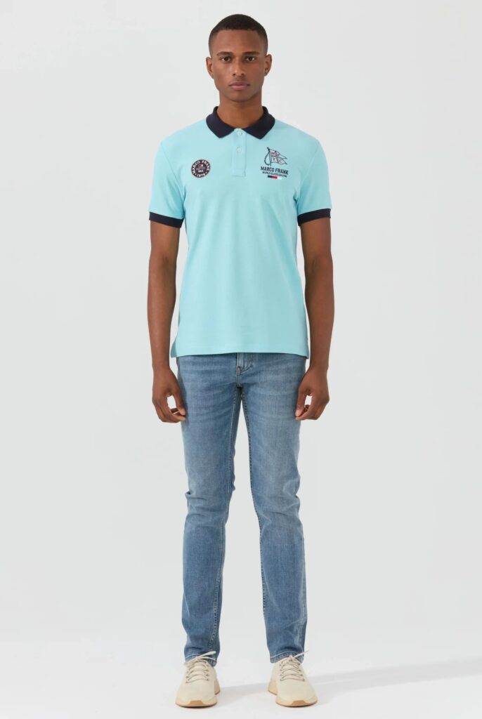 Lucien : Polo Brodé avec Motif Nautique - 15