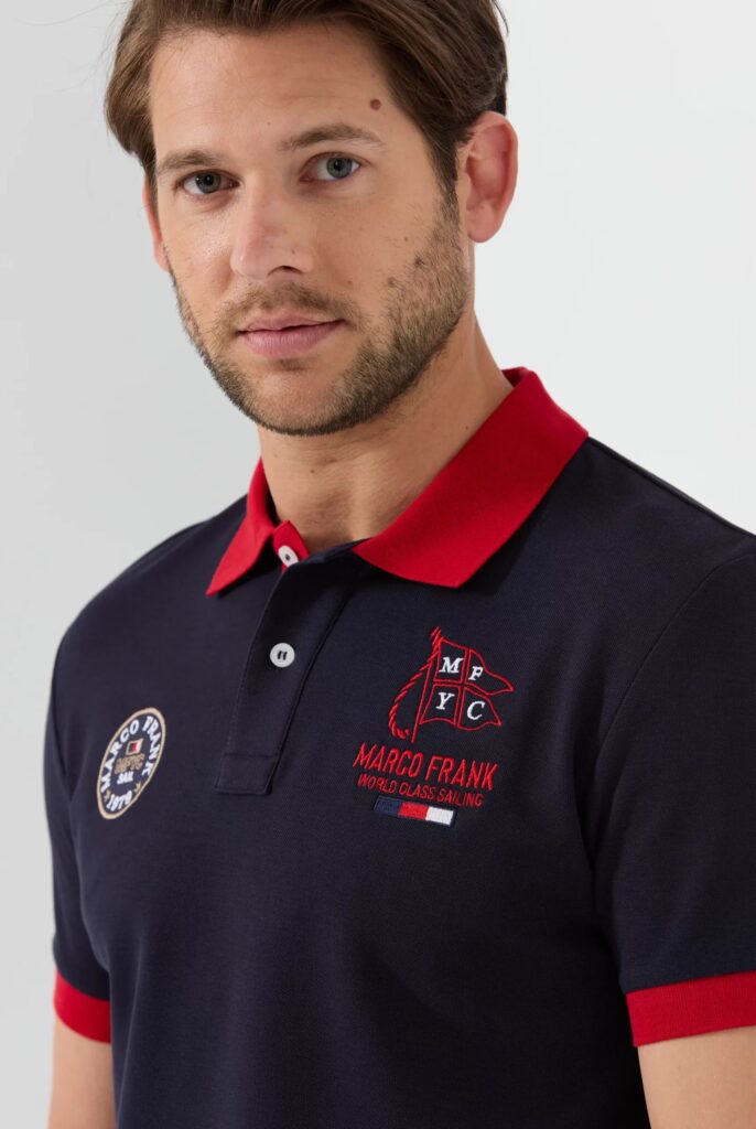 Lucien : Polo Brodé avec Motif Nautique - 16