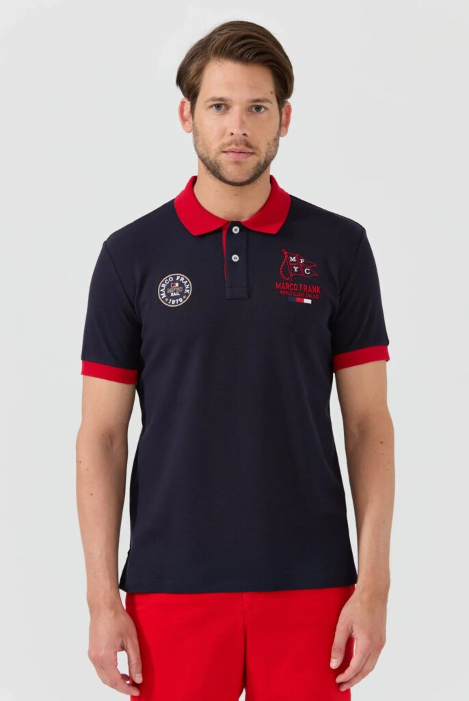 Lucien : Polo Brodé avec Motif Nautique - 17