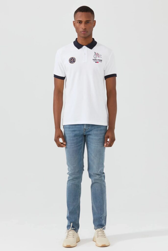 Lucien : Polo Brodé avec Motif Nautique - 6