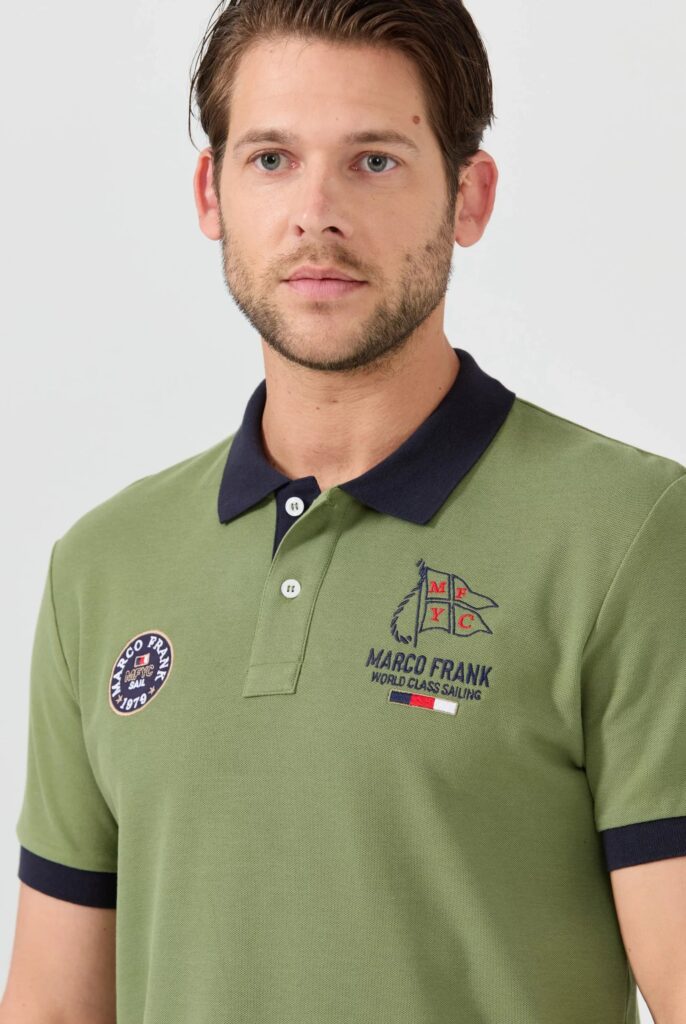 Lucien : Polo Brodé avec Motif Nautique - 19