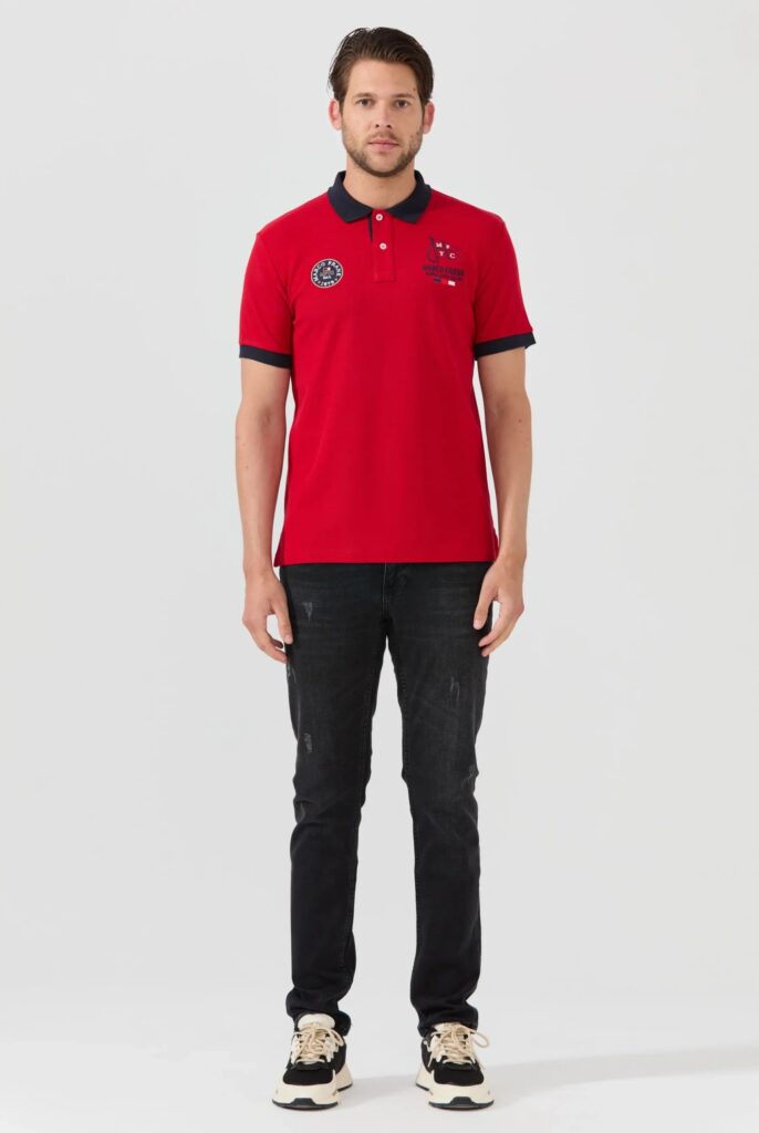 Lucien : Polo Brodé avec Motif Nautique - 24