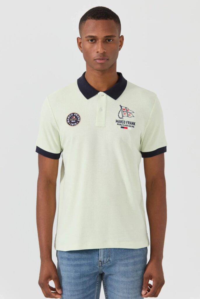 Lucien : Polo Brodé avec Motif Nautique - 11