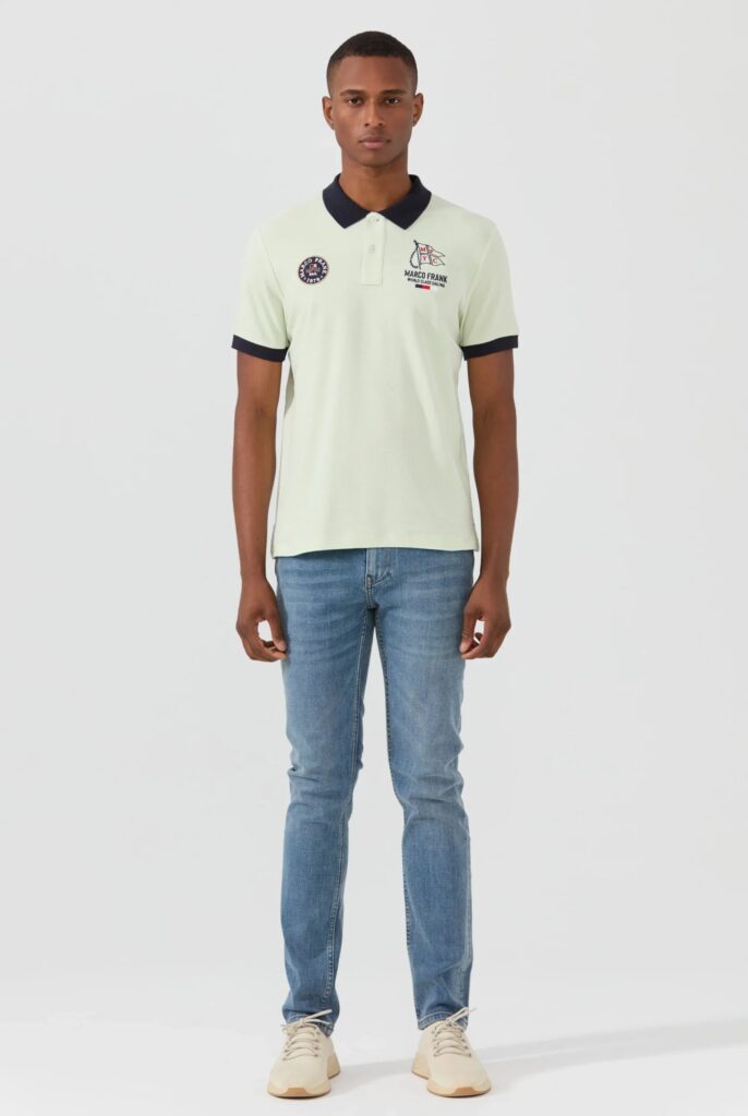 Lucien : Polo Brodé avec Motif Nautique - 12