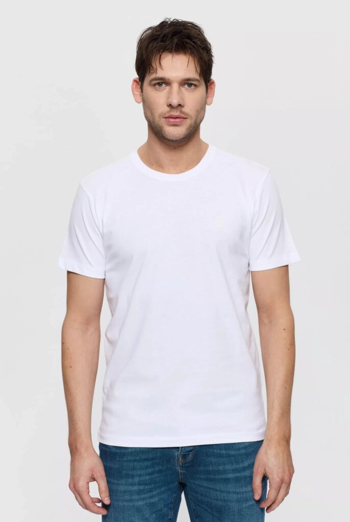 Marceau : T-Shirt avec Logo en Silicone Ton sur Ton - 24