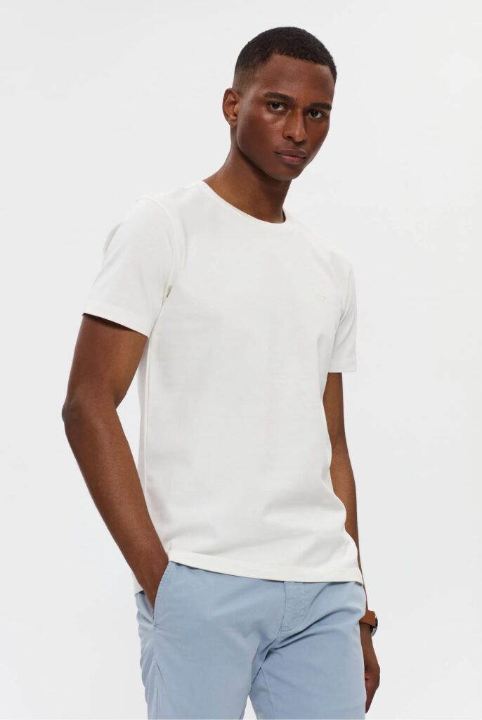 Marceau : T-Shirt avec Logo en Silicone Ton sur Ton - 38