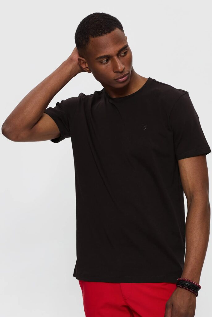 Marceau : T-Shirt avec Logo en Silicone Ton sur Ton - 43