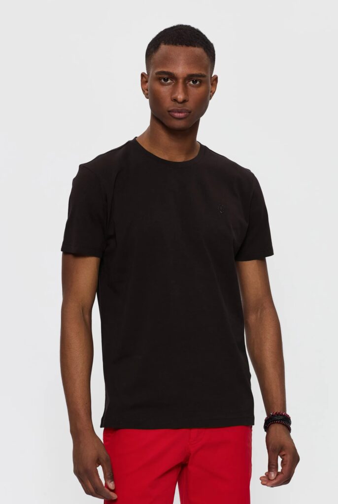 Marceau : T-Shirt avec Logo en Silicone Ton sur Ton - 44