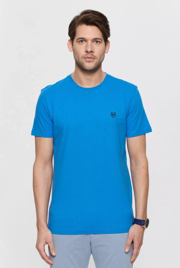 Marco : T-shirt avec Logo Couronne Brodé - 44