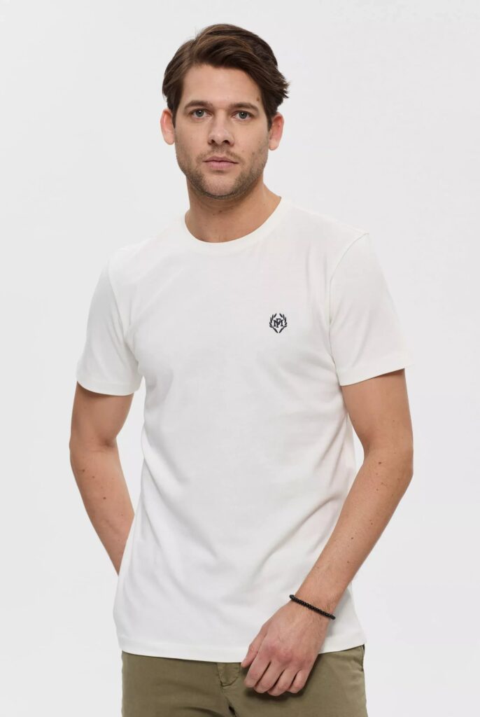 Marco : T-shirt avec Logo Couronne Brodé - 35