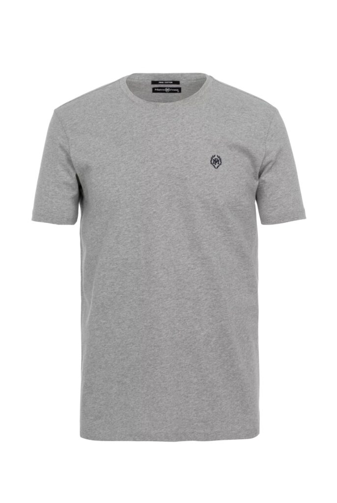 Marco : T-shirt avec Logo Couronne Brodé - 65