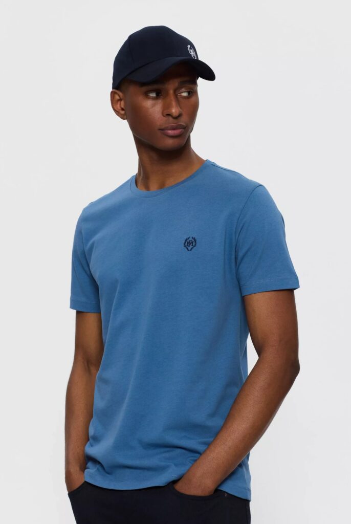 Marco : T-shirt avec Logo Couronne Brodé - 48