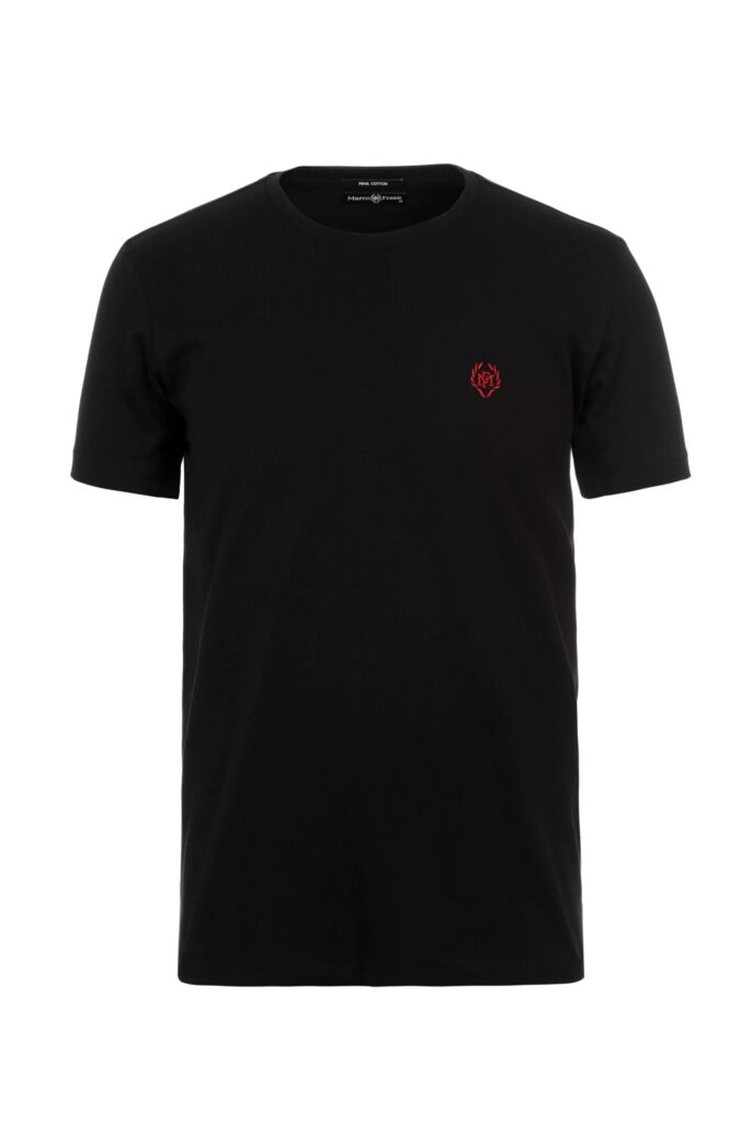 Marco : T-shirt avec Logo Couronne Brodé - 68