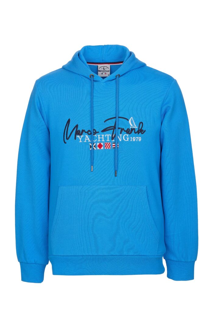 Matisse : Sweat à Capuche Brodé d’un Drapeau Style Nautique - 40