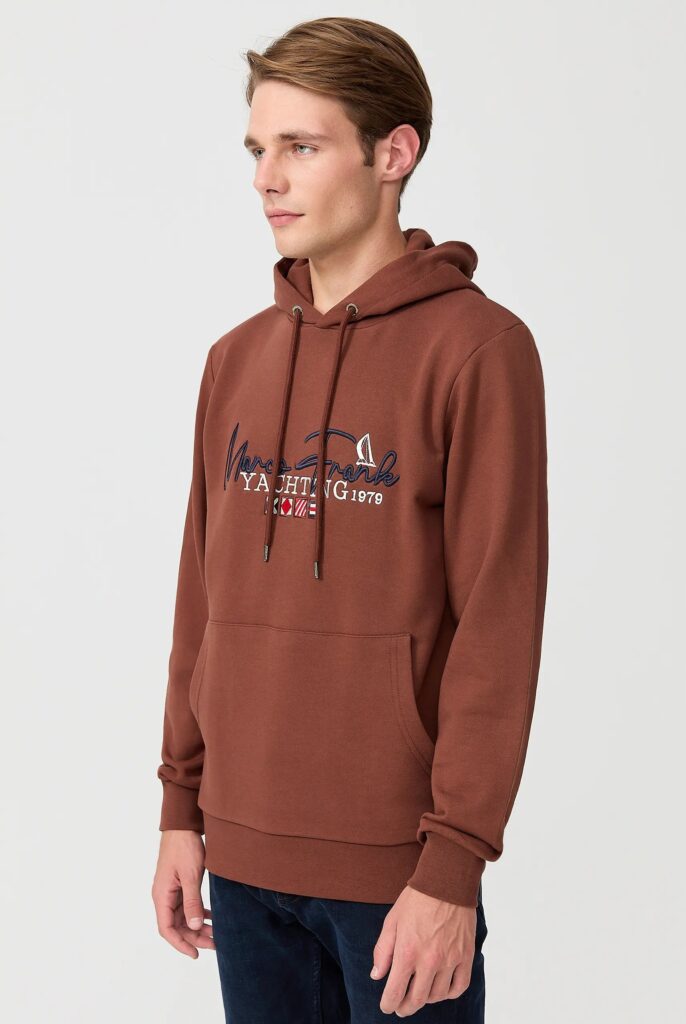 Matisse : Sweat à Capuche Brodé d’un Drapeau Style Nautique - 12