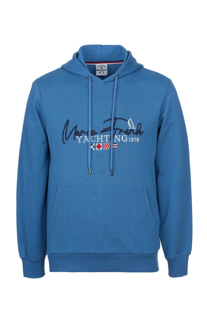 Matisse : Sweat à Capuche Brodé d’un Drapeau Style Nautique - 43