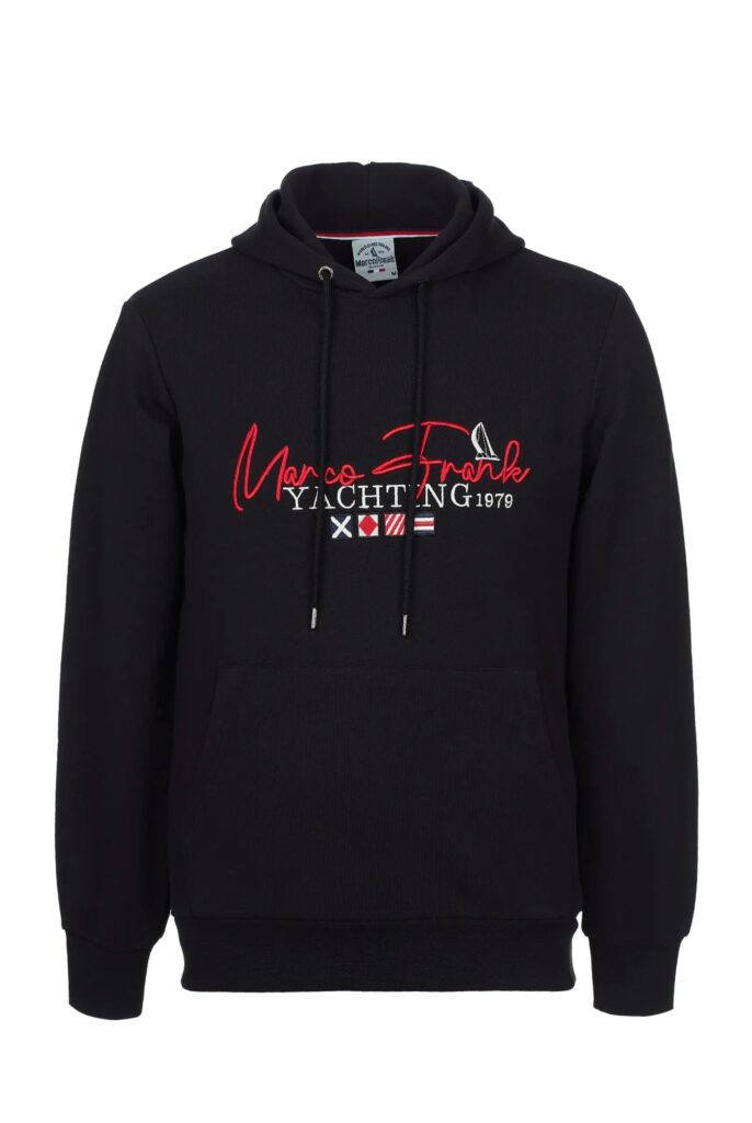 Matisse : Sweat à Capuche Brodé d’un Drapeau Style Nautique - 44