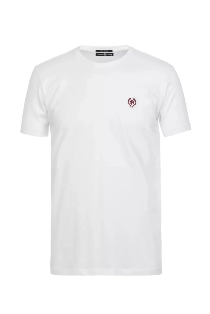 Maxence : T-shirt avec Logo en Couronne Brodé - 19