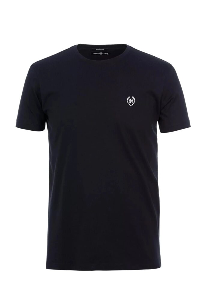 Maxence : T-shirt avec Logo en Couronne Brodé - 26