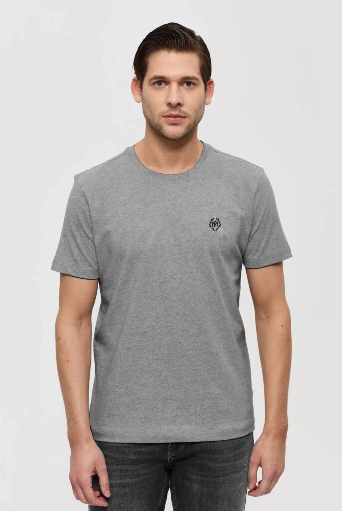 Maxence : T-shirt avec Logo en Couronne Brodé - 40
