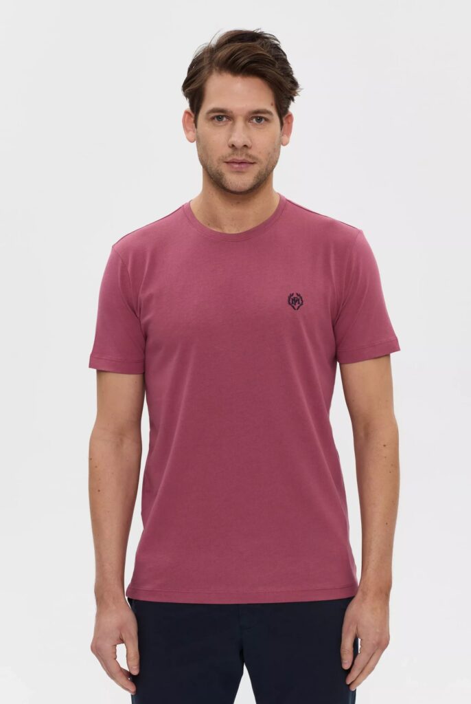 Maxence : T-shirt avec Logo en Couronne Brodé - 44