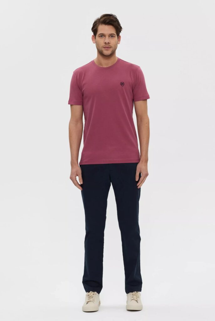 Maxence : T-shirt avec Logo en Couronne Brodé - 46