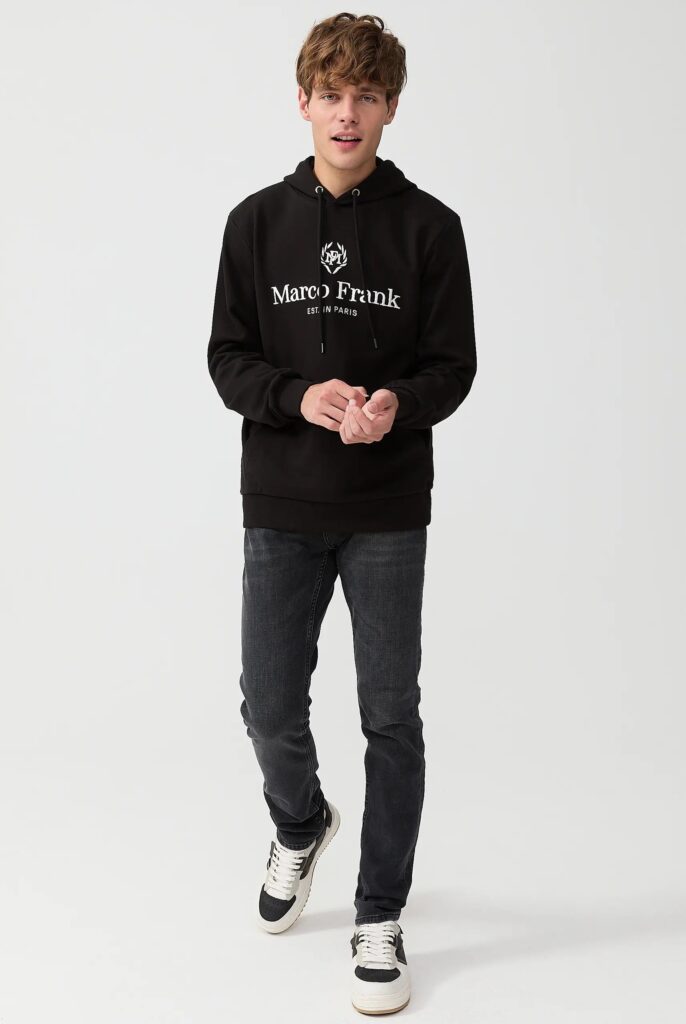 Moreau : Sweat à Capuche avec Logo Brodé - 53