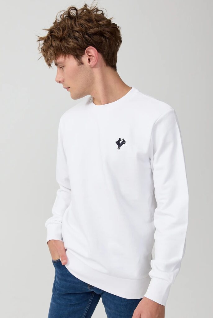 Morin : Sweat Brodé de l’emblématique Coq - 68