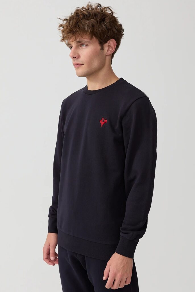 Morin : Sweat Brodé de l’emblématique Coq - 37