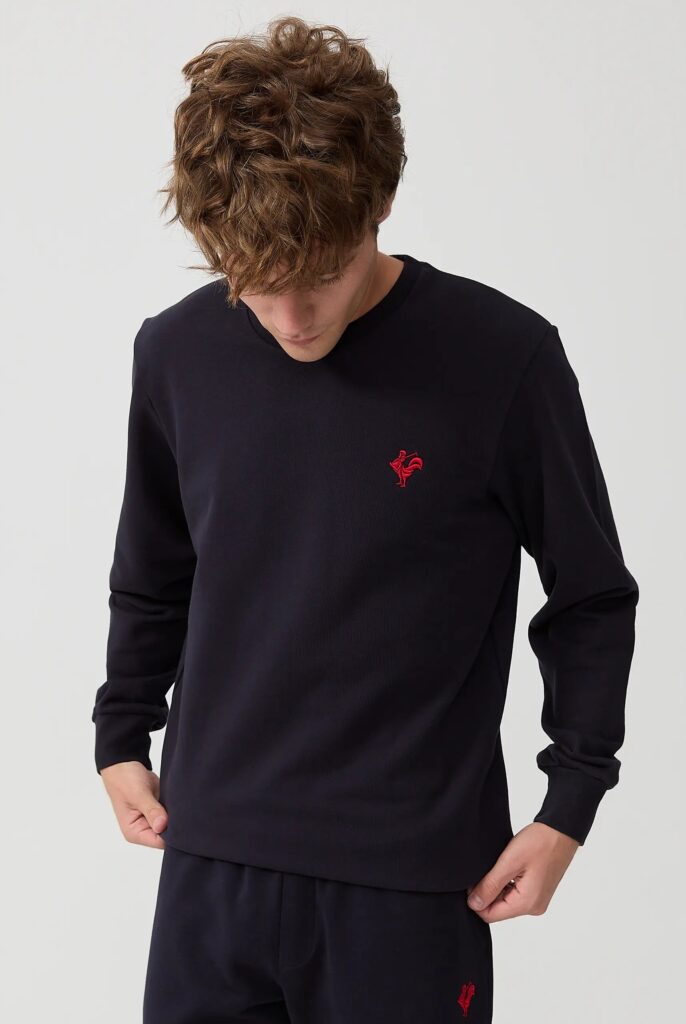 Morin : Sweat Brodé de l’emblématique Coq - 38