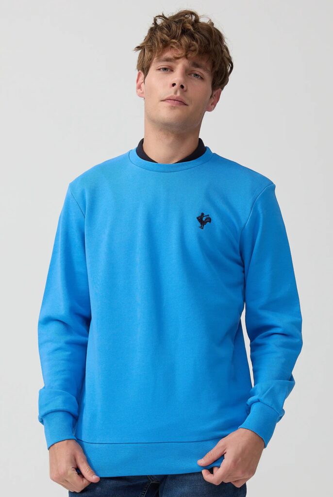 Morin : Sweat Brodé de l’emblématique Coq - 48