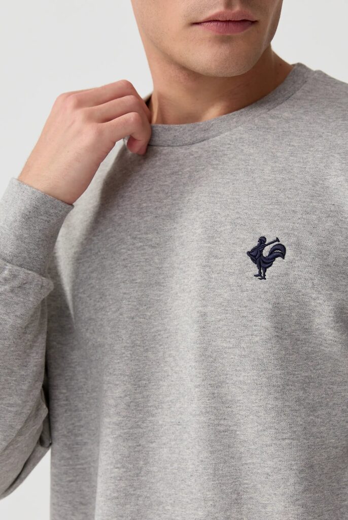 Morin : Sweat Brodé de l’emblématique Coq - 59