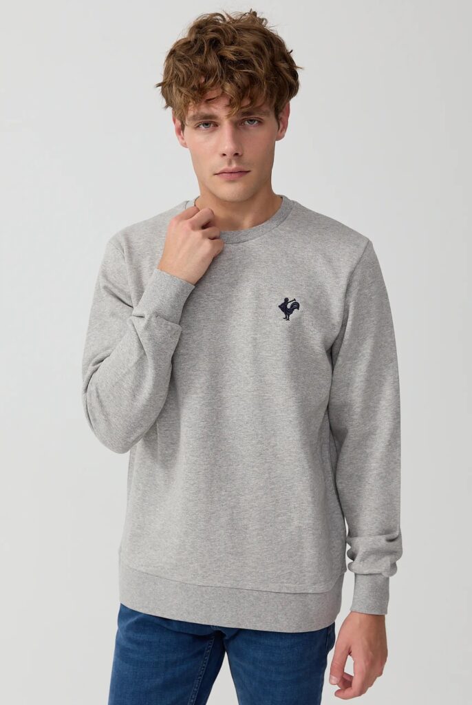 Morin : Sweat Brodé de l’emblématique Coq - 61