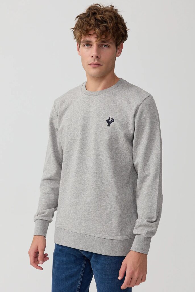 Morin : Sweat Brodé de l’emblématique Coq - 63